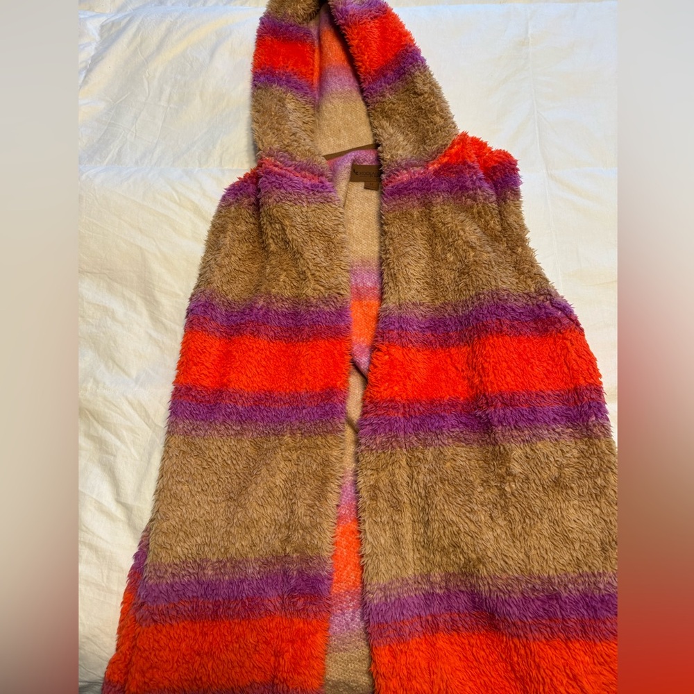 Koolaburra Multicolor Fuzzy Vest